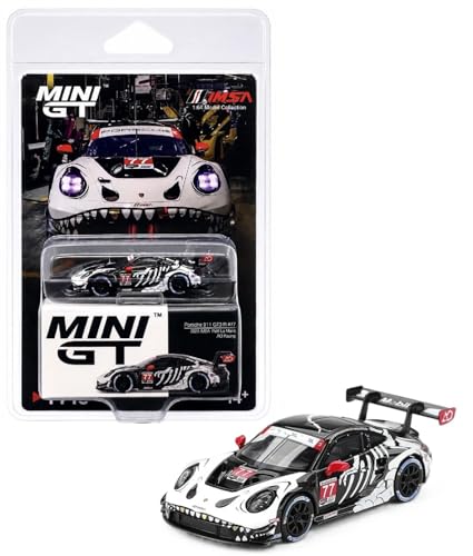1:64 Scale Diecast Model Car Compatible with Porsche 911 GT3 R #80
